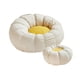 thumbnail image 4 of Puf Para Salón, Interior, Oficina, Color Beige Y Amarillo, 4 of 5