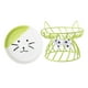 thumbnail image 5 of Cuenco De Cerámica Para Mascotas, Cuenco De Agua Para Alimentos Para Mascotas, Comedero Elevado Para Gatos, Cuenco Para Perros Y Gatos, Verde, 5 of 5