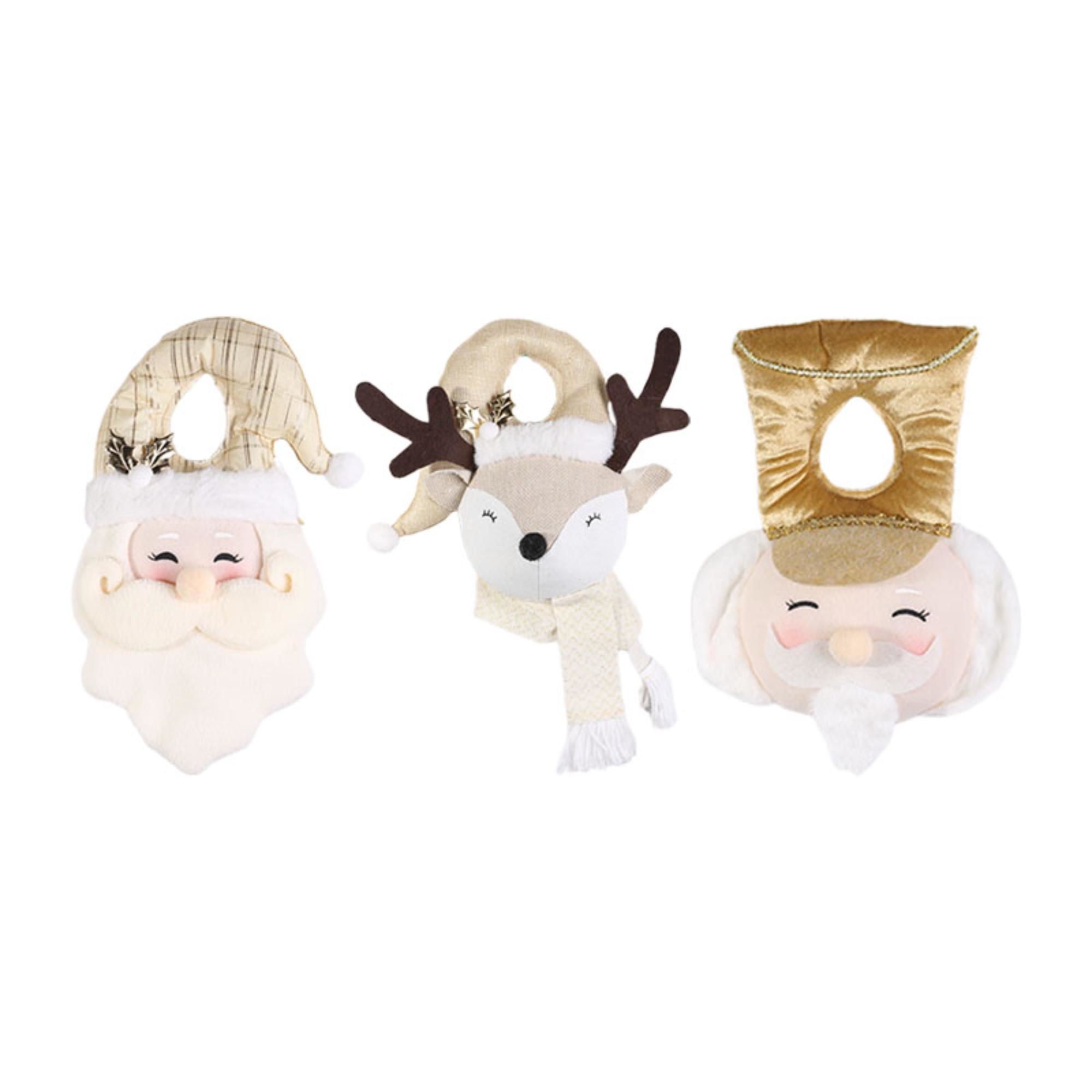 Colgante Navideño Para Puerta Blanca, Producto Surtido, 1 Un Holiday Time