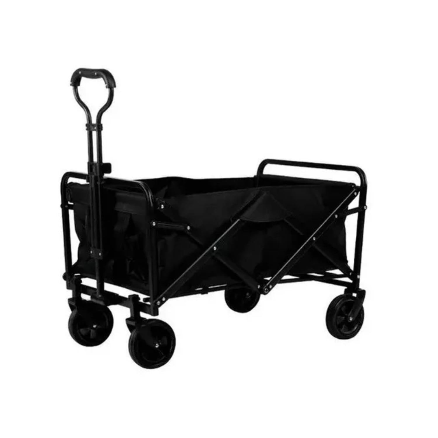 Importclick - Carrito Compras Plegable Camping Pro Max Negro