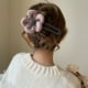 thumbnail image 2 of Soft and Stylish Plush Flower Hairpin for Women - Perfect Wedding Hair Accessory and Gift for Her, 2 of 4