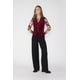 thumbnail image 4 of Vest Velvet Ana Burdeo vino S, 4 of 5