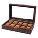 thumbnail image 4 of Reloj Caja De Almacenamiento De Madera A Prueba De Polvo Caja De Joyería De Bloqueo Regalo De Mujer 10 Rejilla, 4 of 4