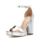 thumbnail image 5 of Sandalia Taco Fiesta Plateada Mujer Weide YOU189, 5 of 8