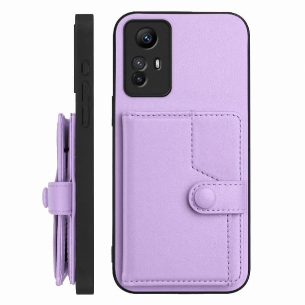 FOXDOCK Funda para Xiaomi Redmi NOTE12s 4G con Bloqueo RFID - Diseño Elegante con Cierre de Botón