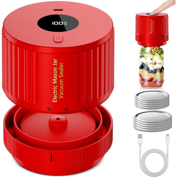 Selladora al vacío LOVE MOMENT VP05 de 4 W para frascos Mason
