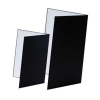 Bothyi - 2Pcs 3 En 1 Reflectores De Luz Plegables Portátiles Para Alimentos Al Aire Libre A4 43 Black White Silver