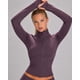 thumbnail image 3 of Chaqueta Deportiva Para Mujer Slim Fit Con Cierre Y Cuello Alto, 3 of 3