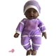 thumbnail image 1 of Muñeca de Cuerpo Suave Colección The New York Doll 28 cm Africana, 1 of 8