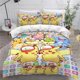 thumbnail image 1 of Pikachu Bedding Set Cartoon Anime Quilt Cover Bedroom Decor for Kids Queen King Size Bedding Set Boys Girls Gift Bed Sheets, 1 of 5