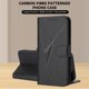 thumbnail image 5 of Funda Cartera Fibra de Carbono para Samsung Galaxy S25 Plus con Soporte y Cierre Magnético Negro, 5 of 6