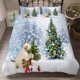 thumbnail image 1 of Scarf Balls Snow Duvet Quilt Covers Pillow Case Bedding Sets3-Piece Bedding Set (1 Duvet Cover + 2 Pillow Shams), 1 of 3