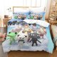 thumbnail image 1 of Cute Inoue Toro Bedding Set Single Twin Full Size Bed Set Adult Kid Bedroom Duvet cover Sets Anime Bed Sheet Set Bed Sheets, 1 of 5