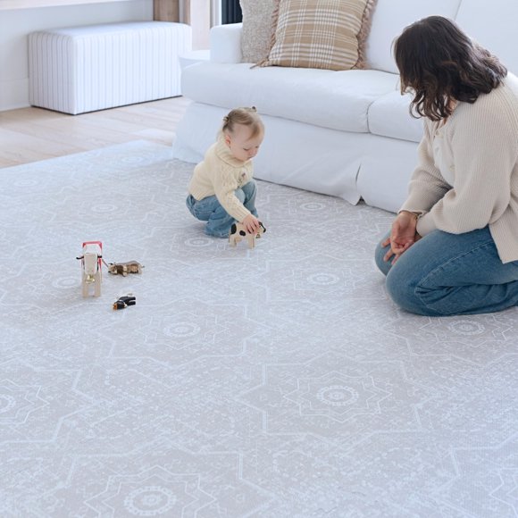 Alfombra de juego Little Landings 244 × 244 cm baldosas de espuma EVA