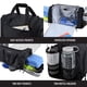 thumbnail image 2 of Bolsa de lona FocusGear Ultimate Gym Bag 2.0 negra mediana, 2 of 5