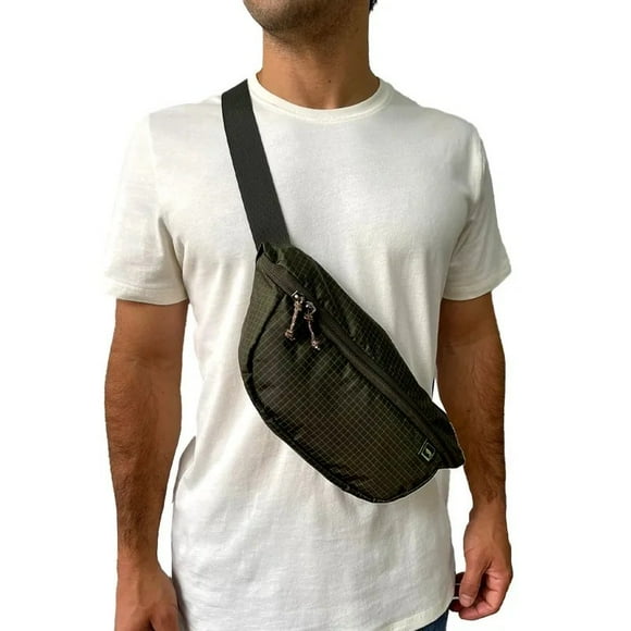 Banano Amplio De 3 Bolsillos Tela Ripstop Cochamó De Lenga
