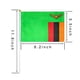 thumbnail image 3 of Banderas de mano Kind Girl Zambia, paquete de 25, 21 x 14 cm, 3 of 4