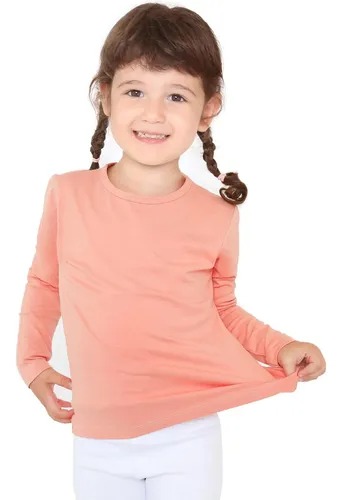 Genérica - Pack 3 Camisetas Niños Manga Larga Algodón Con Bambu13-14