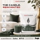 thumbnail image 2 of Arena para velas LA Candle 454 g Verde con 15 mechas, 2 of 7