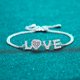 thumbnail image 2 of Pulsera de Cadena Ajustable de Moissanita para Mujer Color D VVS1 Pulseras de Plata Esterlina S925 con Diamantes Pulseras de Eslabones para Mujer con Certificado, 2 of 8