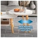 thumbnail image 5 of Mesa de Centro con Mesa Auxiliar Diseño Elegante blanco, 5 of 6