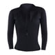 thumbnail image 3 of Chaqueta De Traje De Neopreno Para Mujer, Parte Superior Con Cremallera Frontal Para Buceo, Natación, L, Negro, 3 of 5