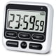 thumbnail image 1 of Reloj digital de cocina KTKUDY de 24 horas con alarma, color negro, 1 of 8