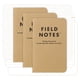thumbnail image 1 of Memo Books Field Notes Original Kraft, paquete de 3, 48 páginas, 1 of 6