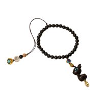 Magideal - Encanto Del Espejo Retrovisor, Accesorios Colgantes Del Espejo Retrovisor, Decoración Del Feng Shui, Decoración Del Espejo Retrovisor Chino, Decoració Ébano