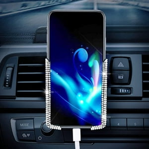 Genérico - Soporte Ajustable Para Teléfono De Coche - Soporte De 360 Grados Para Salpicadero, Parabrisas Y Rejilla De Ventilación, Compatible Con Smartphones Universales-Blanco