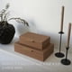 thumbnail image 4 of Cajas de almacenamiento decorativas ZICOTO de piel sintética, juego de 2, 4 of 9