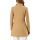 thumbnail image 3 of INSPIRE CHIC Abrigo de Invierno Elegante con Solapa y Botones para Mujer, Trabajo, Trinchera, Talla L, Caqui, 3 of 7