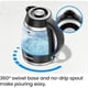 thumbnail image 2 of Hervidor eléctrico Chefman 1.8 L 1500 W de vidrio con LED FastBoil, 2 of 3