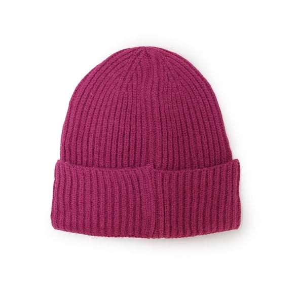 Gorro De Lana Colores Varios Cálido Y Cómodo Para Invierno Violeta Talla Única