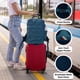 thumbnail image 3 of Mochila de viaje Carrywell para mujer y hombre, bolsa para portátil, azul, 3 of 9