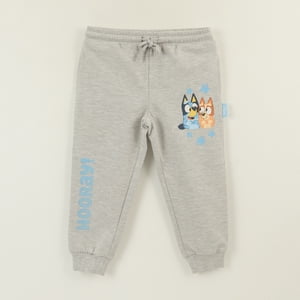 Pantalon De Buzo Niña Hooray! Gris Bingo Y Bluey