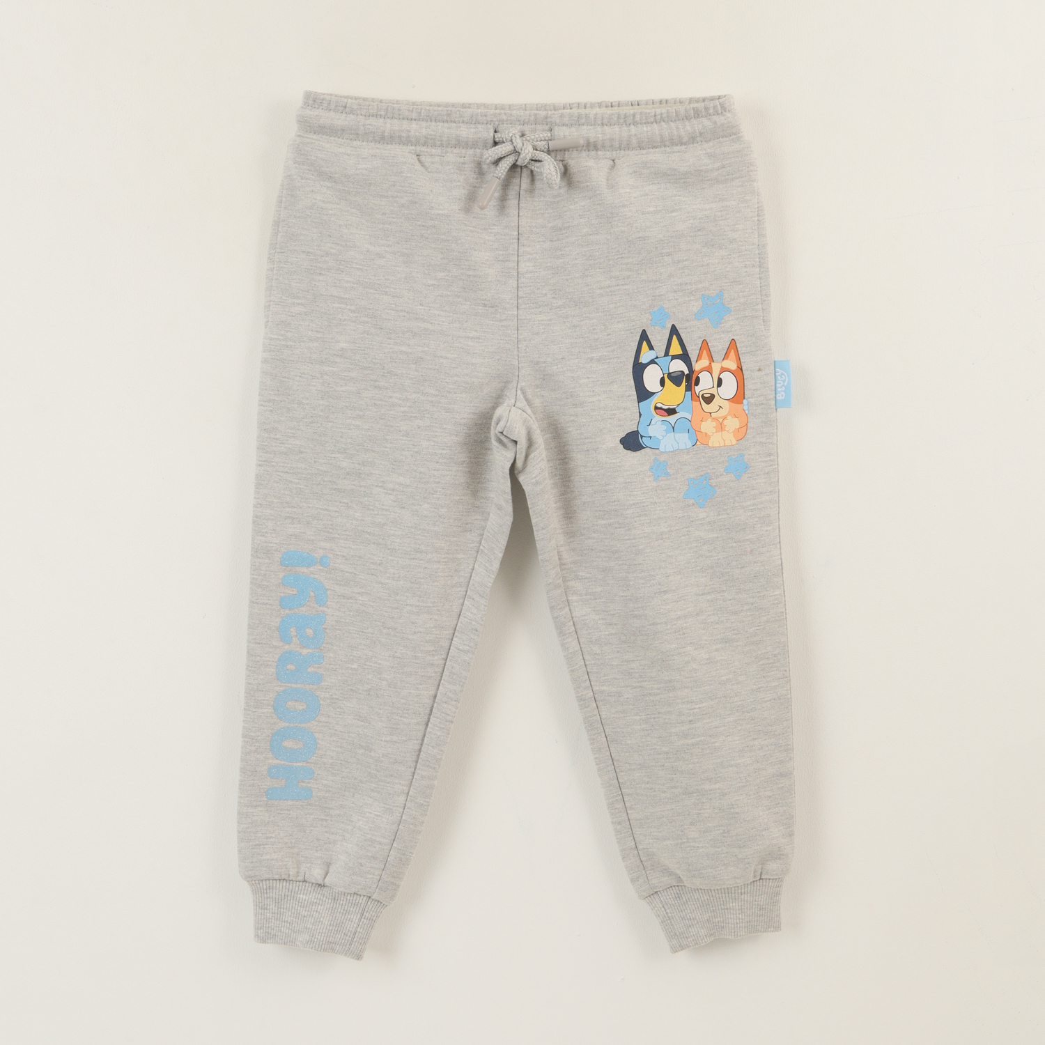Pantalon De Buzo Niña Hooray! Gris Bingo Y Bluey