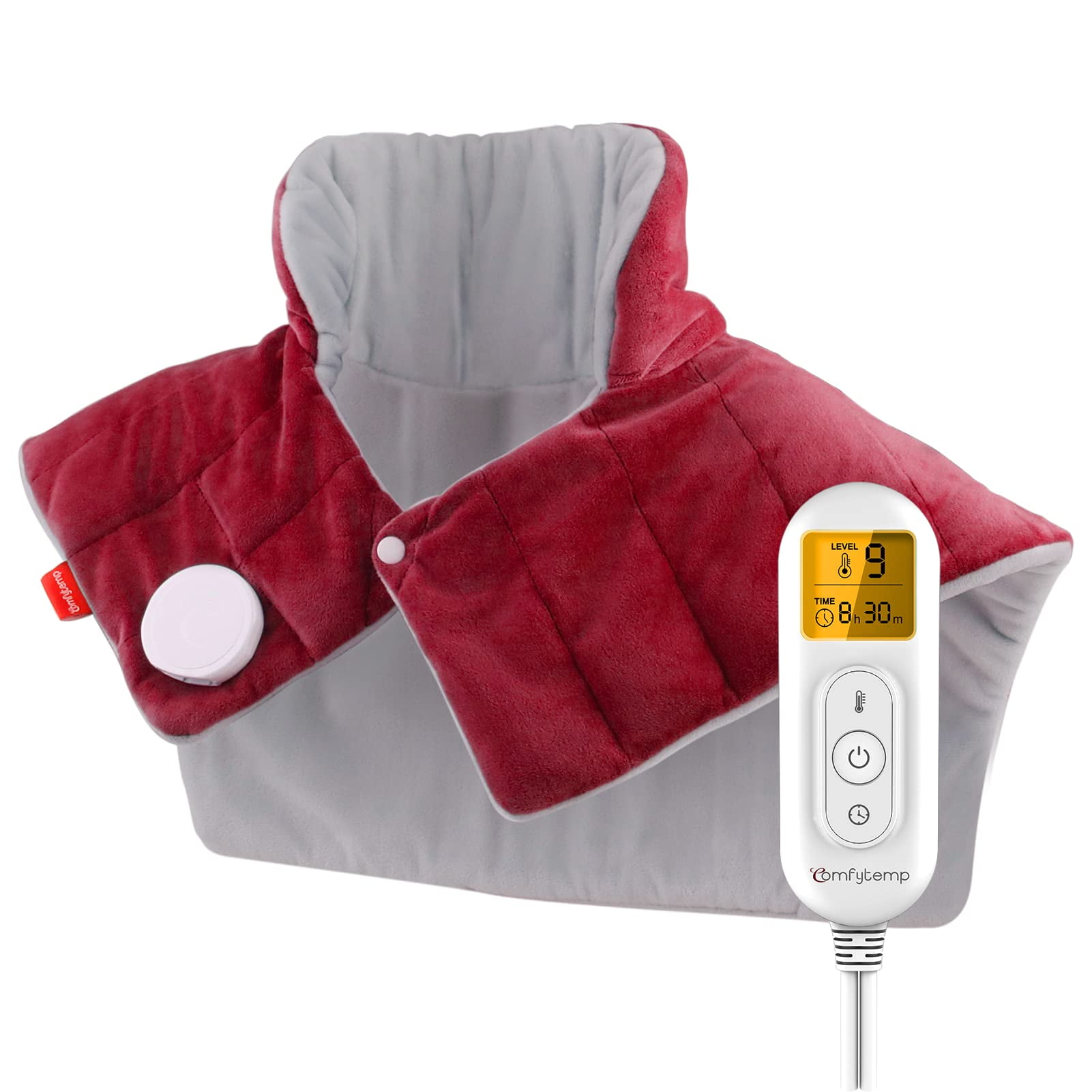 Almohadilla Térmica Eléctrica Pesada Comfytemp Para Cuello Y Hombros