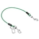 thumbnail image 1 of Correa para Perro a Prueba de Mordeduras Uxcell, Arnés de Cinturón de Seguridad para Perro de 16 pulgadas con Extensor de Correa de Doble Clip Trenzado de Acero, (Verde, 1 Pza), 1 of 7