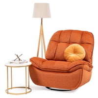 Vys Spa - Bergere Reclinable, Giratorio Y Mecedor Millenium Orange