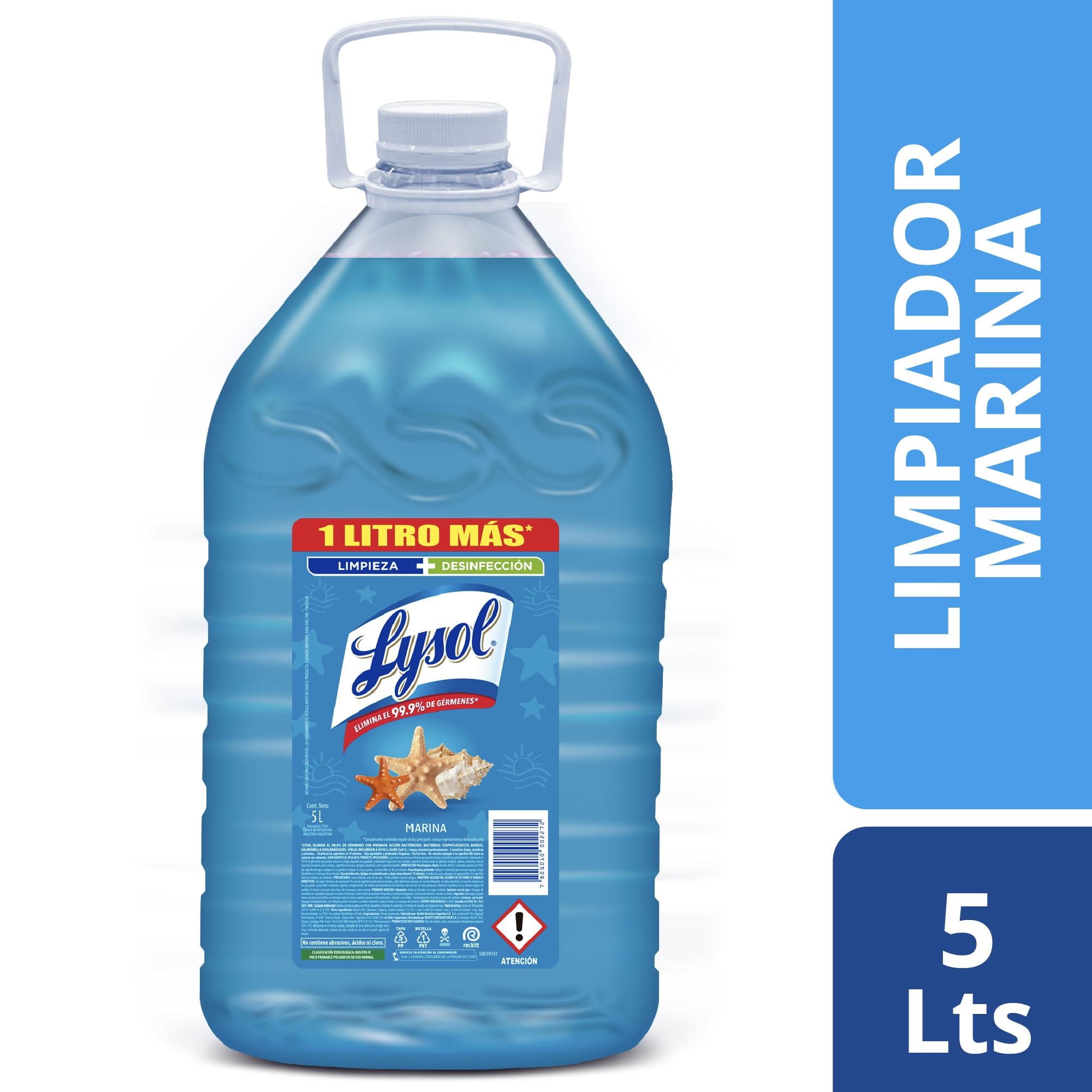 Lysol - Limpiador Líquido Desinfectante Marina