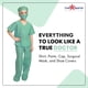 thumbnail image 2 of Costume Dress Up America Doctor Scrubs para niños, 2 of 7
