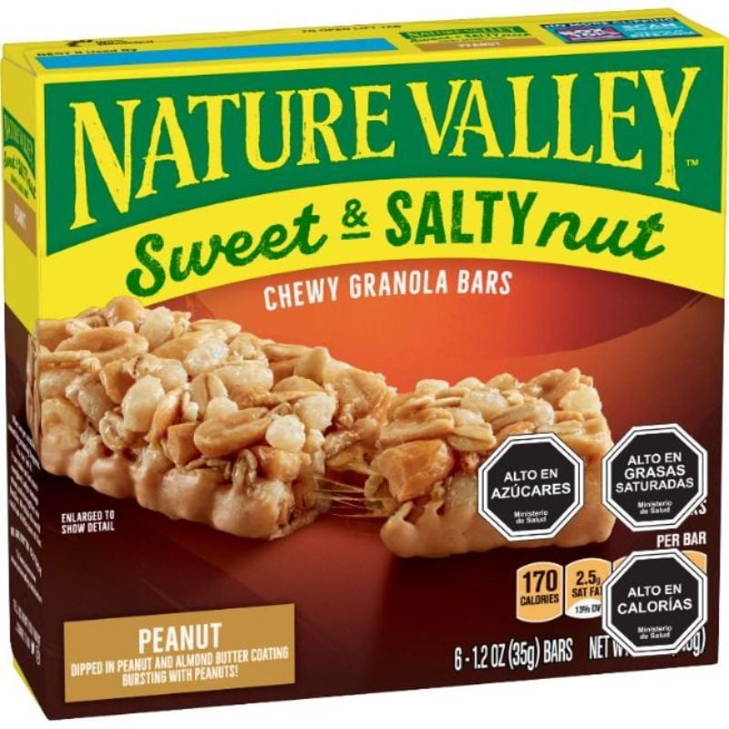 Barra De Granola Dulce Maní Caja 210 g Nature Valley