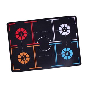 Magideal - Almohadil De Entrenamiento De Baloncesto, Equipo De Entrenamiento De Baloncesto, Alfombril De Entrenamiento De Baloncesto Con Control De Bo De , 119,3X85,6X0,3 Cm 1193X856X03 Cm