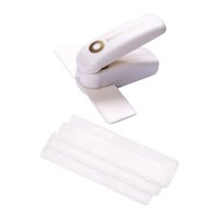 Magideal - Perforadora De Papel, Herramienta De Perforación, Perforadora De Papel De Hojas Sueltas Ligera Y Portátil, Perforadora De Refuerzo Para Papel De Cartó