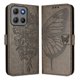 thumbnail image 1 of Funda cartera mariposa para Motorola Moto G17 Power con soporte y ranuras para tarjetas Gris, 1 of 6