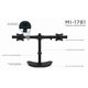 thumbnail image 5 of Soporte para Monitor Mount-It! 19-27" Doble Negro, 5 of 9