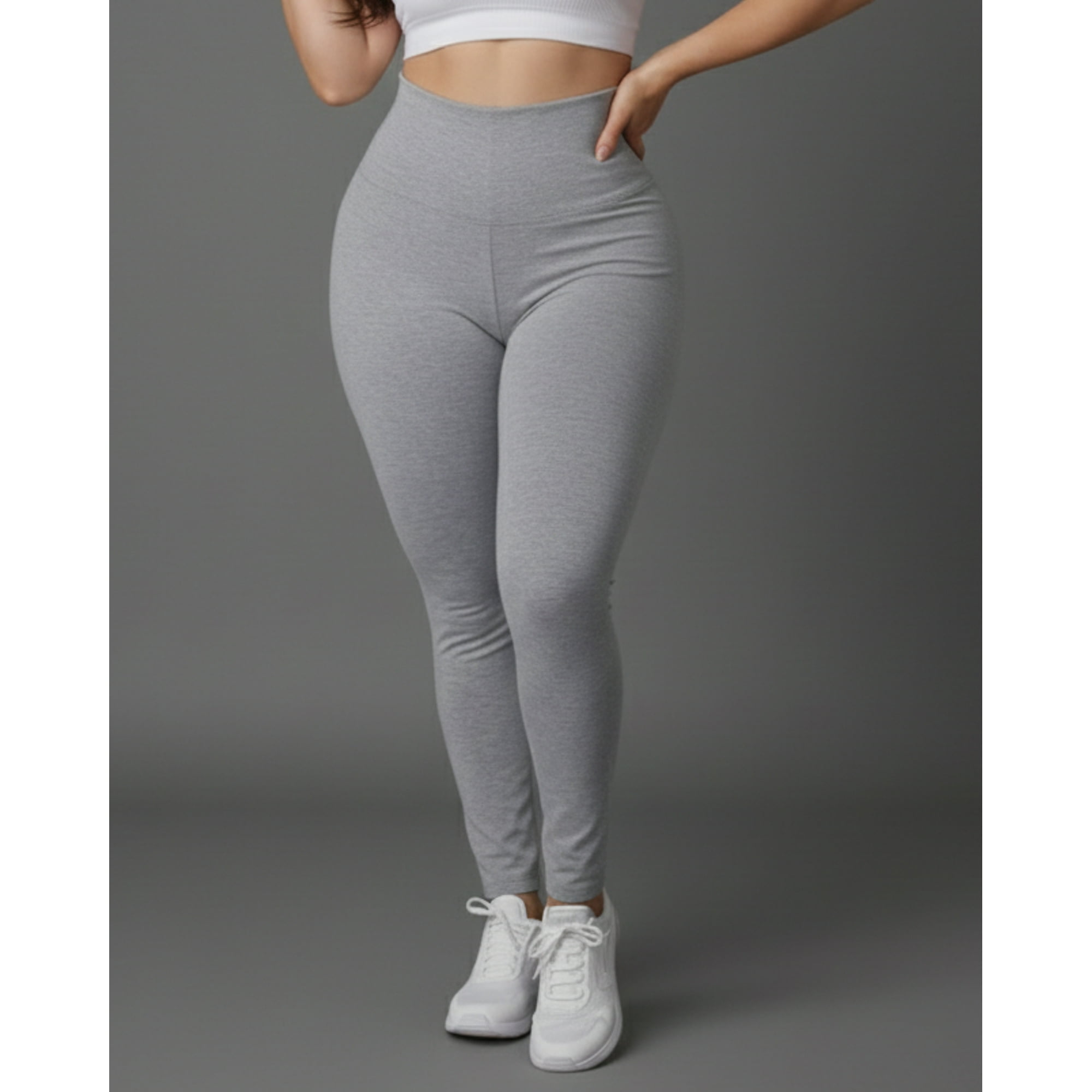 Flix Spa - Calza Algodón Mujer Talla Xl Alta Calidad Pretina Alta