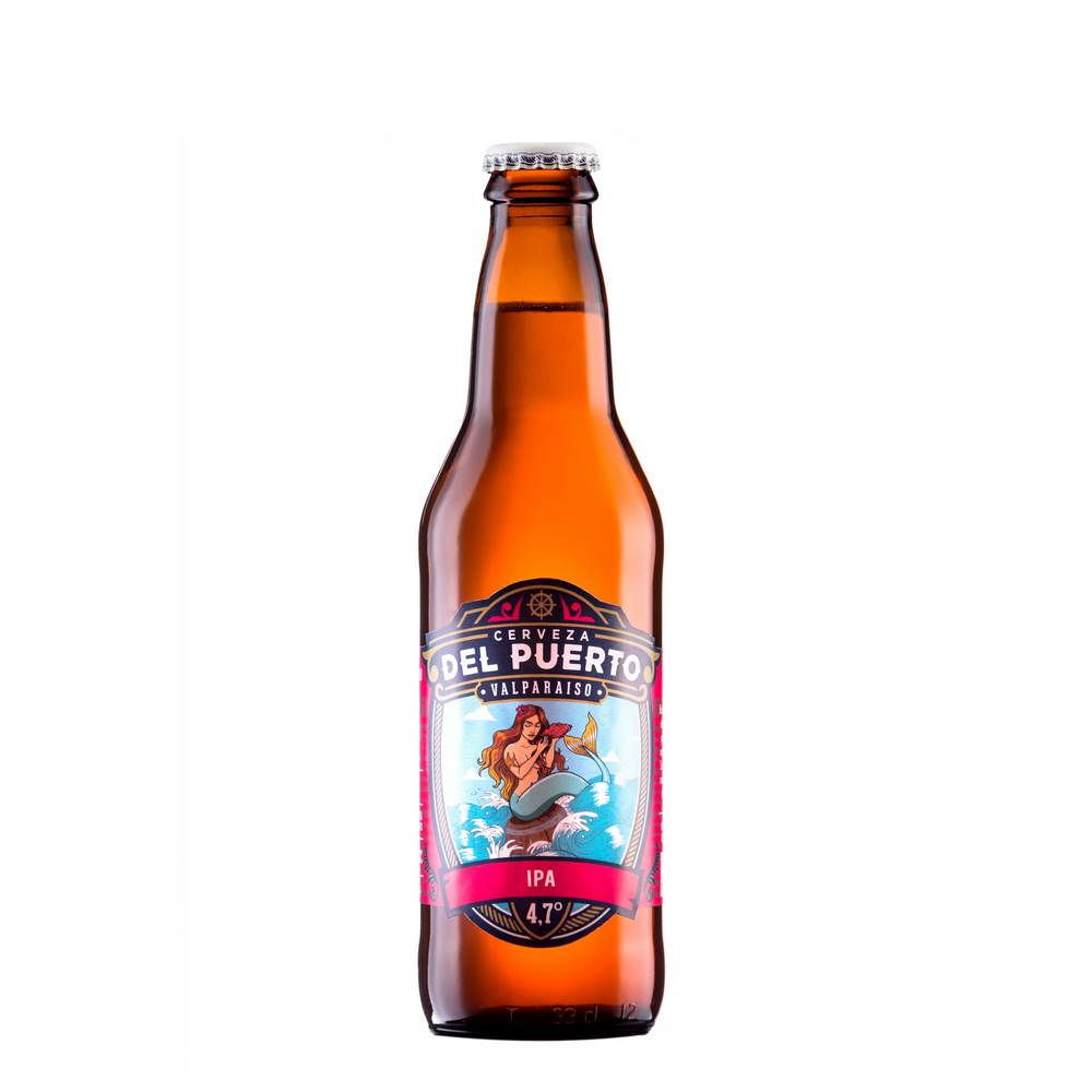 Cerveza Ipa 4.7° Botella 330 ml Del Puerto