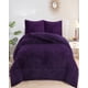 thumbnail image 3 of COBERTOR PELUDO CON CHIPORRO INVIERNO 2 PLAZAS Violeta, 3 of 3